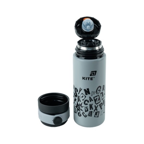 Термос Kite 500 мл, сірий (K25-1222-2)