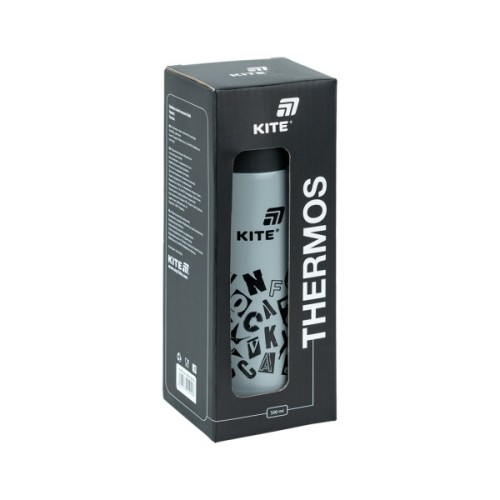 Термос Kite 500 мл, сірий (K25-1222-2)