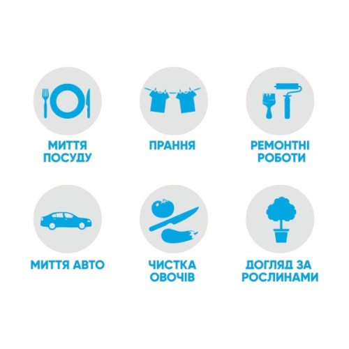Рукавички господарські Добра Господарочка Black&White Латексні Розмір S (4820086523790)