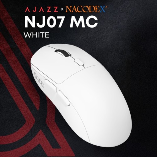 Мишка Ajazz NJ07-MC Combo Wireless/Bluetooth/USB White (NJ07-MC-W)