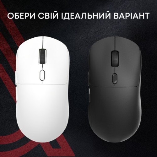 Мишка Ajazz NJ07-MC Combo Wireless/Bluetooth/USB White (NJ07-MC-W)