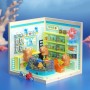 Конструктор JAKI Mini Super Town Акваріумна крамничка капібар 305 елементів (FK023)