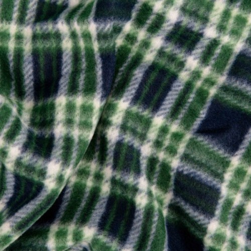 Плед Ardesto Christmas Fleece 130x160см, 100% поліестер, клітинка, зелений (ART0718PB)