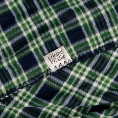 Плед Ardesto Christmas Fleece 130x160см, 100% поліестер, клітинка, зелений (ART0718PB)