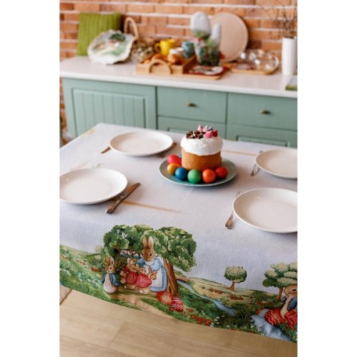 Скатертина Прованс гобеленова Галявина 135х350 см (034133)