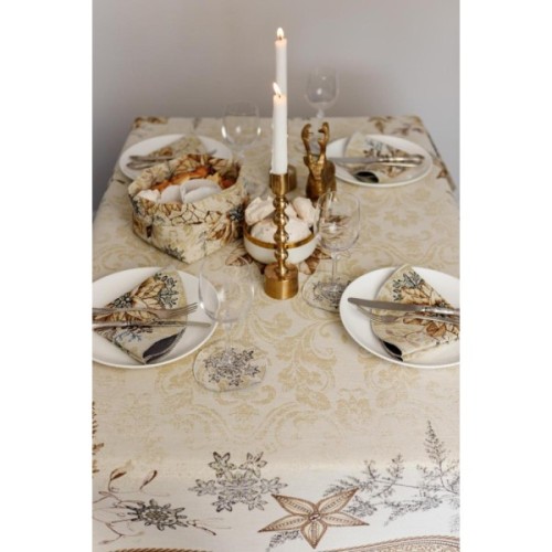 Скатертина Прованс гобеленова Золоте свято 135х350 см (036325)