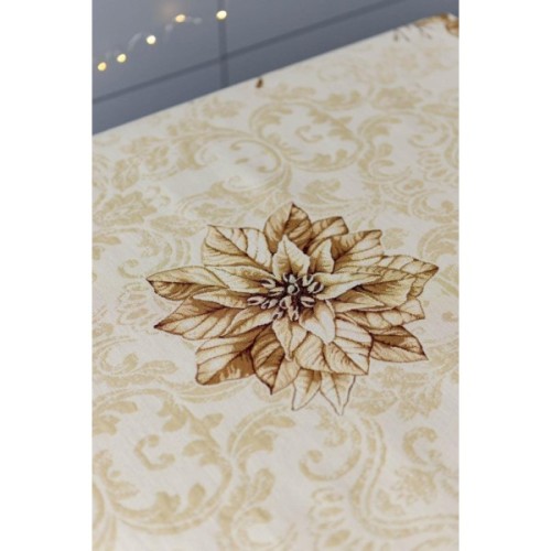 Скатертина Прованс гобеленова Золоте свято 135х350 см (036325)