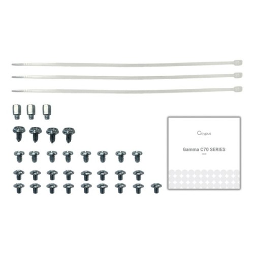 Корпус для ПК OCYPUS GAMMA C70 WH (GAMMA-C70-WHG000XX-GL)