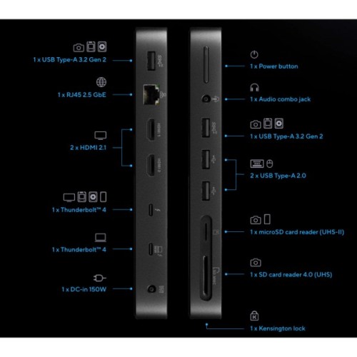 Порт-реплікатор ASUS Triple 4K Thunderbolt 4 Dock DC500 (90XB08DN-BDS010)