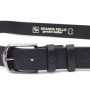 Ремінь Grande Pelle Брючний з натуральної шкіри Чорний (11680)