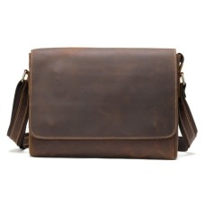 Сумка Vintage Crazy horse Коричнева (14780)