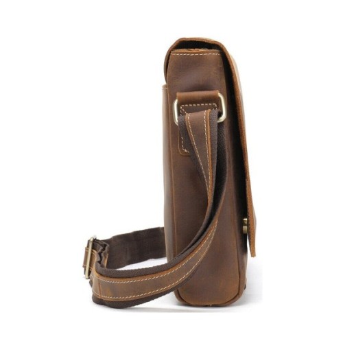 Сумка Vintage Crazy horse Коричнева (14780)