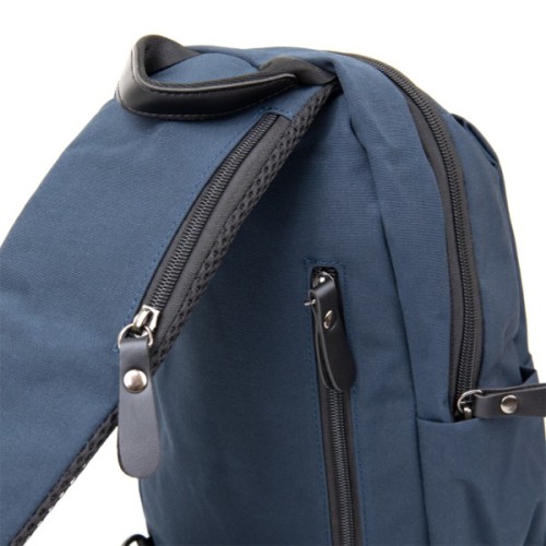 Сумка Vintage Через плече нейлон Синя (20633)