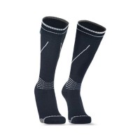 Водонепроникні шкарпетки Dexshell Longlite Socks 2.0, сірі смужки M (39-42) (DS72506JBG-M)