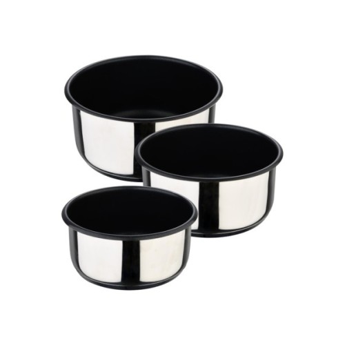 Ківш Bergner Click & cook, набір зі знімною ручкою 1.5/2.1/3 л, 4 предмети (BG-32293-MM)