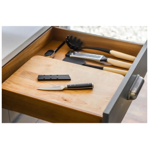 Кухонний ніж KitchenAid Coreline для чистки овочів та фруктів з чохлом, 9 см (KOG35ASSOHOBA)