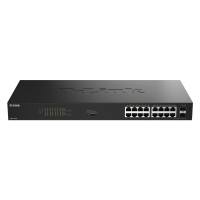 Комутатор мережевий D-Link DGS-1018P