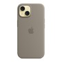 Чохол до мобільного телефона Apple iPhone 15 Silicone Case with MagSafe Clay (MT0Q3ZM/A)