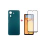 Чохол до мобільного телефона Dengos Kit for Xiaomi Redmi 13C case + glass (Green) (DG-KM-54)