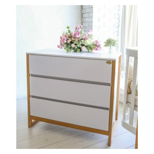 Комод-пеленатор Angelo Magic біло-буковий 90х49х82 (19009)