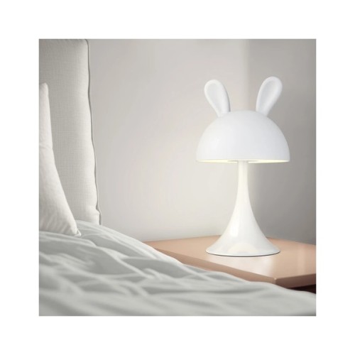 Нічник Kite Світильник LED з акумулятором Simple Bunny, білий (K25-317-1-1)