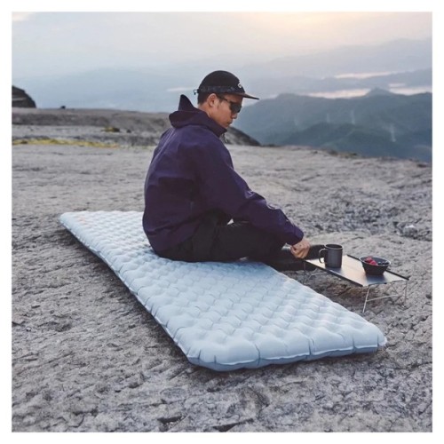 Матрац надувний Naturehike CNK2450WS012, 186х64, сірий (6976507663359)