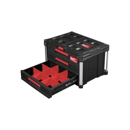 Ящик для інструментів Milwaukee PACKOUT з 3-ма висувними відсіками (4932472130)