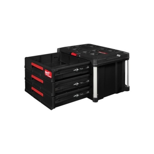 Ящик для інструментів Milwaukee PACKOUT з 3-ма висувними відсіками (4932472130)