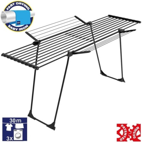 Сушарка для білизни Casa Si Casa Flex Ultra Black (CS92180B04H) (DAS303007)