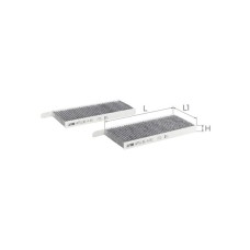 Фільтр салону ALPHA FILTER AF5136a-2