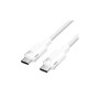 Дата кабель USB-C to USB-C 1.0m 60W aluminum alloy white Vention (TRDWF)