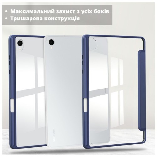 Чохол до планшета BeCover Soft Edge TPU Samsung Galaxy Tab S11 (SM-X730/X736) 11.0" Deep Blue (715576)