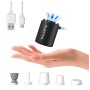 Насос для надувних меблів Flextail Tiny Pump, чорний (6975755961323)