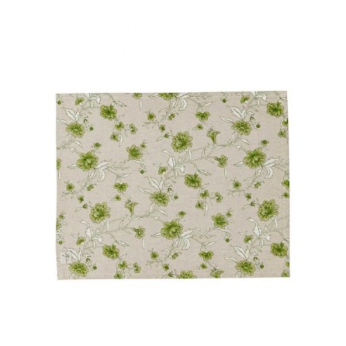 Серветка на стіл Прованс Квіти зелений Господиня 35х45 см (4823093451858)