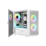 Корпус для ПК Logic concept PORTOS MESH+GLASS ARGB fans 3x120mm WHITE (AM-PORTOS-20-0000000-0002)