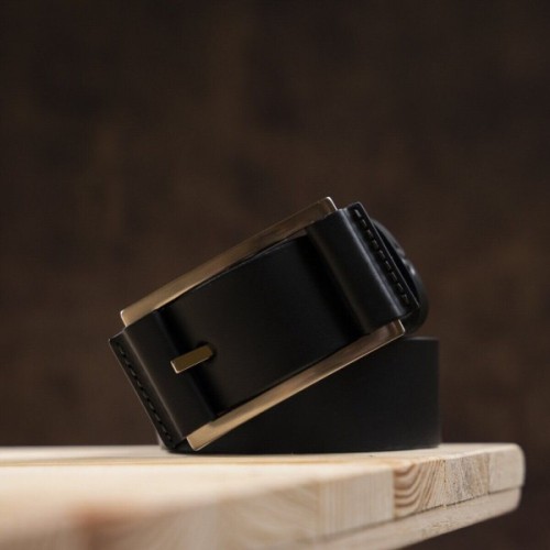 Ремінь Grande Pelle Чорний (00869)