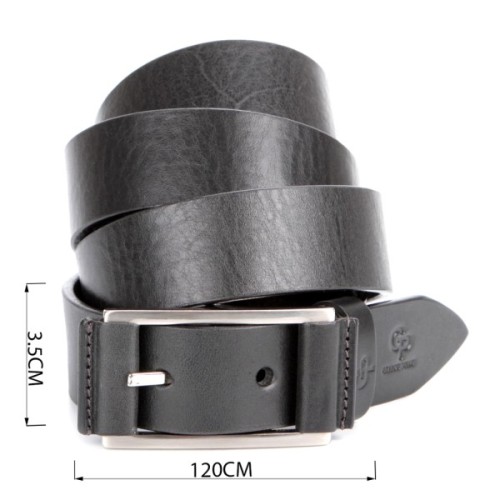 Ремінь Grande Pelle Чорний (00869)