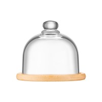 Блюдо Ardesto зі скляною кришкою 12 см (AR2612BD)