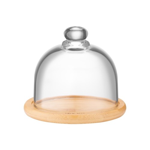 Блюдо Ardesto зі скляною кришкою 12 см (AR2612BD)