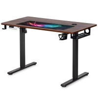 Комп'ютерний стіл Mealux PowerDesk Energy Walnut з електрорегулюванням висоти (EVO-201 Energy Walnut/B)