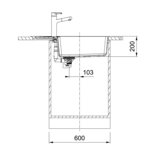 Мийка кухонна Franke Centro CNG 611-78 XL (114.0701.816)