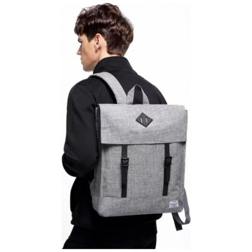 Рюкзак шкільний Bodachel Молодіжний Сірий (BS10-26)