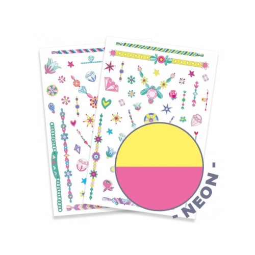 Набір для творчості Djeco Дженіс наклейки на тіло (DJ09587)