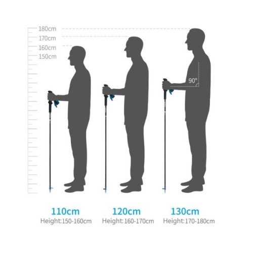 Трекінгові палиці Naturehike ST08 NH18D020-Z 120 см бордова 1 шт (6927595748534)