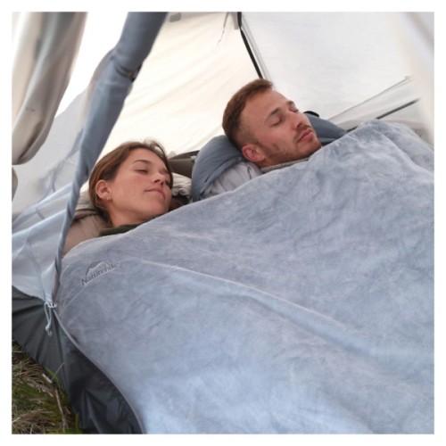 Спальний мішок Naturehike CNK2300SD022, світло-сірий (6976507667333)