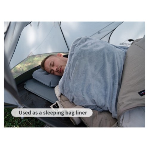 Спальний мішок Naturehike CNK2300SD022, світло-сірий (6976507667333)