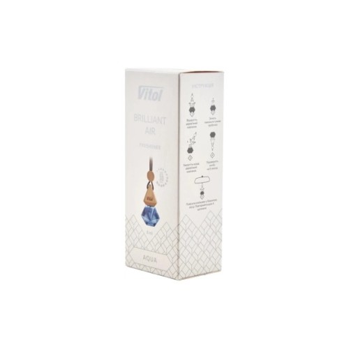 Ароматизатор для автомобіля VITOL Brilliant Air Aqua 8мл (VBA02)