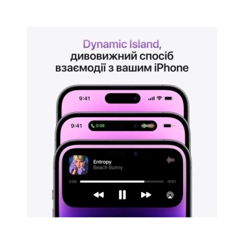 Мобільний телефон Apple iPhone 14 Pro 128Gb Space Black (Grade B) USED (iP14Pr12SBk_B)