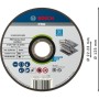 Круг відрізний Bosch Professional, для нержавіючої сталі та металу, 125×0.8×22.23 mm (2.608.603.488)