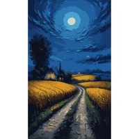 Картина по номерам Santi Українські степи 30х50 см LED підсвіткою (956544)